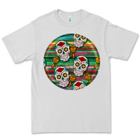 Dove Grey hispanic heritage month round earrings 4 Premium Tee - BundleAndBundleShop