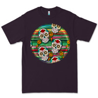 Plum hispanic heritage month round earrings 4 Premium Tee - BundleAndBundleShop