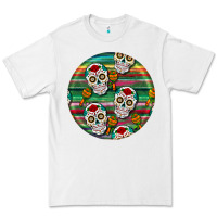 White hispanic heritage month round earrings 4 Premium Tee - BundleAndBundleShop