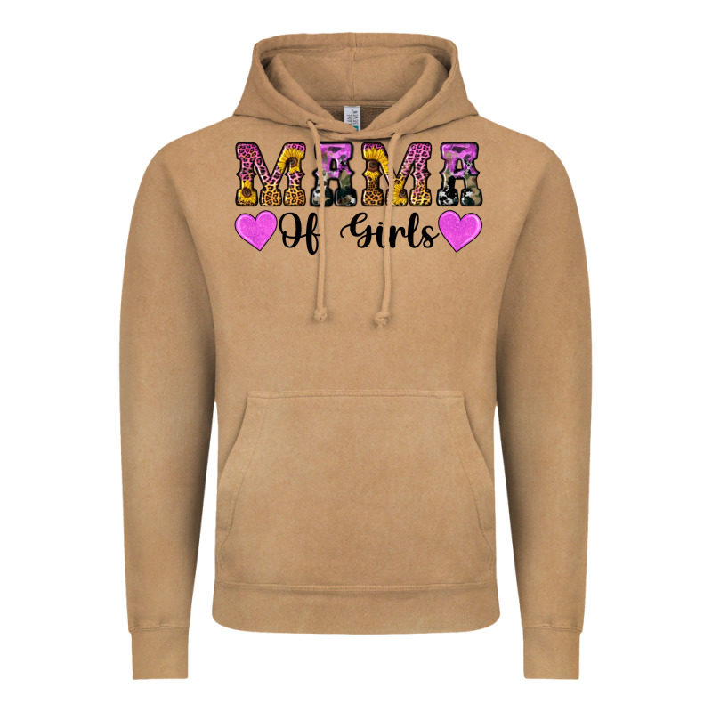 Western Mama Of Girls Vintage Hoodie by Artiststas | Teevron