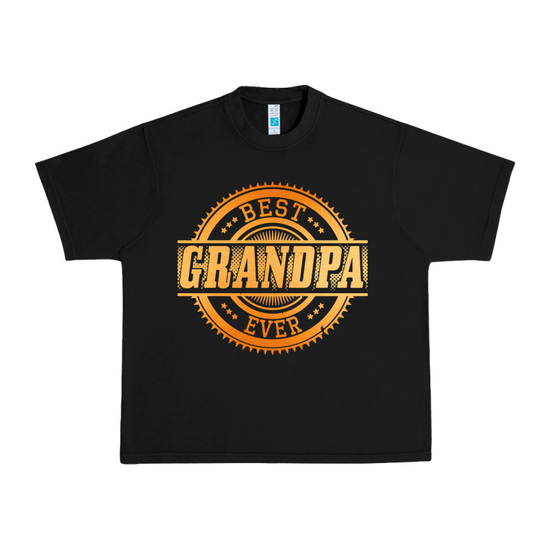 Best Grandpa Urban Heavy Tee by DesigneFamous | Teevron