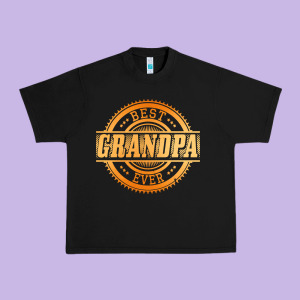 Best Grandpa Urban Heavy Tee Designed By Designefamous