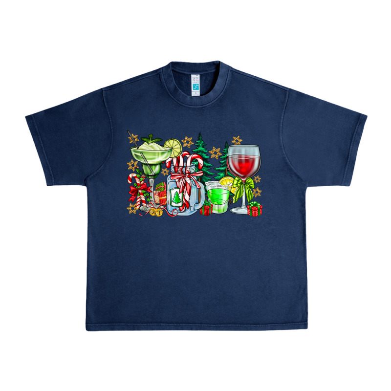 Christmas Tequila Urban Heavy Tee by CowhideDigitalArt | Teevron