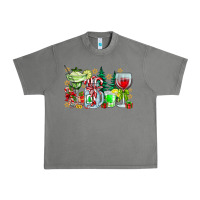 Tornado Christmas tequila Urban Heavy Tee - CowhideDigitalArt