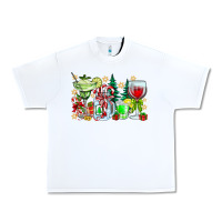 White Christmas tequila Urban Heavy Tee - CowhideDigitalArt