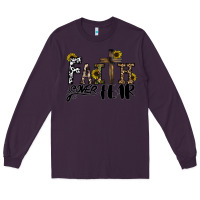 Plum faith over fear Long Sleeve Tee - CowhideDigitalArt