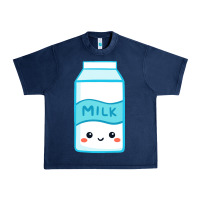 Navy milk Urban Heavy Tee - DesigneFamous