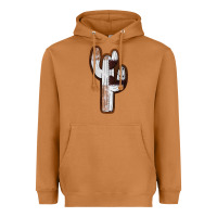 Meerkat Leather Cowhide Cactus Heavyweight Hoodie - RanaPortraitStore