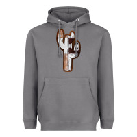 Storm Leather Cowhide Cactus Heavyweight Hoodie - RanaPortraitStore