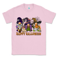 Bubblegum Pink happy halloween  gnomies Classic Tee - BarkalooDesign