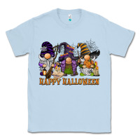 Dusty Blue happy halloween  gnomies Classic Tee - BarkalooDesign