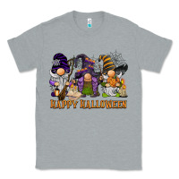 Heather Grey happy halloween  gnomies Classic Tee - BarkalooDesign
