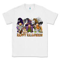 White happy halloween  gnomies Classic Tee - BarkalooDesign