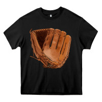 Black baseball glove Heavy Core Tee - FaDigitalArtStudio