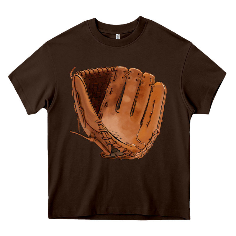 Baseball Glove Heavy Core Tee by FaDigitalArtStudio | Teevron