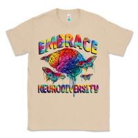 Mushroom Embrace neurodiversity Autism Classic Tee - FaDigitalArtStudio