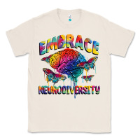 Natural Embrace neurodiversity Autism Classic Tee - FaDigitalArtStudio