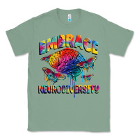 Sage Embrace neurodiversity Autism Classic Tee - FaDigitalArtStudio