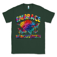 Sports Green Embrace neurodiversity Autism Classic Tee - FaDigitalArtStudio