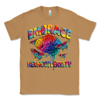 Toasted Coconut Embrace neurodiversity Autism Classic Tee - FaDigitalArtStudio