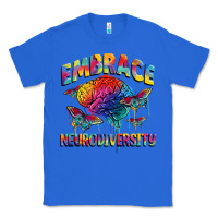 True Royal Embrace neurodiversity Autism Classic Tee - FaDigitalArtStudio