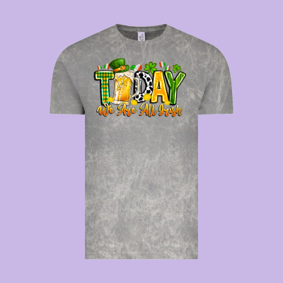 Today We Are All Irish Vintage Tee Designed By Cowhidedigitalart