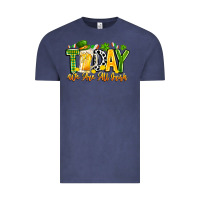 Vintage Denim today we are all irish Vintage Tee - CowhideDigitalArt