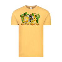 Vintage Mustard today we are all irish Vintage Tee - CowhideDigitalArt