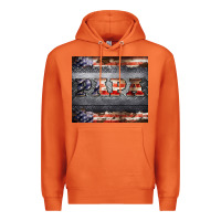 Carrot papa metal and american flag tumbler Premium Hoodie - BarkalooDesign