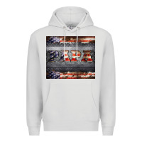 Dove Grey papa metal and american flag tumbler Premium Hoodie - BarkalooDesign