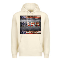 Sandshell papa metal and american flag tumbler Premium Hoodie - BarkalooDesign