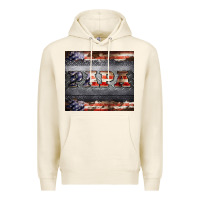 Tofu papa metal and american flag tumbler Premium Hoodie - BarkalooDesign