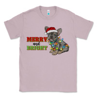 Lilac merry and bright french bulldog Classic Tee - RanaPortraitStore