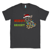 Smoke merry and bright french bulldog Classic Tee - RanaPortraitStore