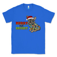 True Royal merry and bright french bulldog Classic Tee - RanaPortraitStore