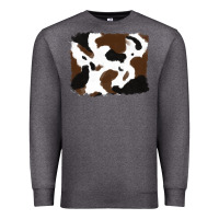 Charcoal Heather cowhide Premium Sweatshirt - RanaPortraitStore
