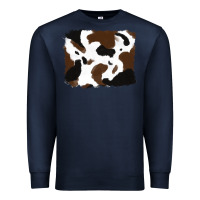Navy cowhide Premium Sweatshirt - RanaPortraitStore