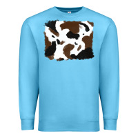 Ocean Blue cowhide Premium Sweatshirt - RanaPortraitStore