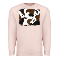 Pale Pink cowhide Premium Sweatshirt - RanaPortraitStore