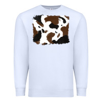 White cowhide Premium Sweatshirt - RanaPortraitStore