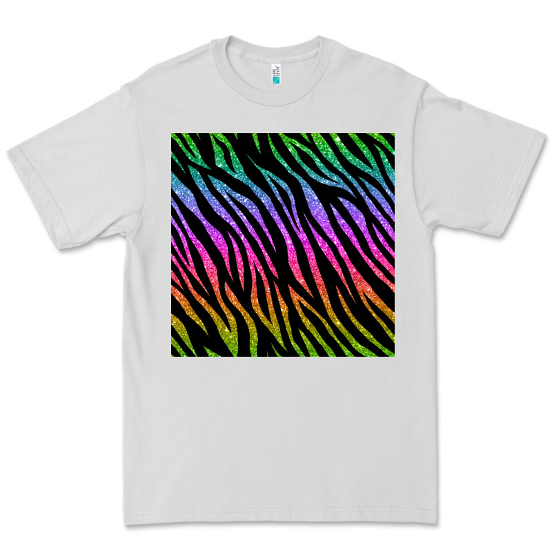 Zebra Glitter Seamless Pattern Premium Tee by BundleAndBundleShop | Teevron