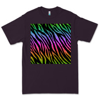 Plum zebra glitter seamless pattern Premium Tee - BundleAndBundleShop