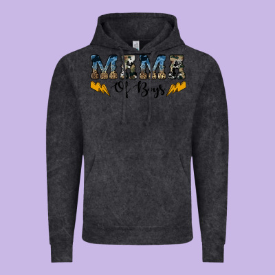 Western Mama Of Boys Vintage Hoodie Designed By Artiststas