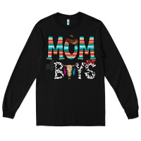 Black mom of boys Long Sleeve Tee - CowhideDigitalArt