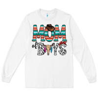 White mom of boys Long Sleeve Tee - CowhideDigitalArt