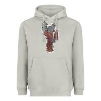 Moon Dust Cowhide Old Cactus Heavyweight Hoodie - RanaPortraitStore