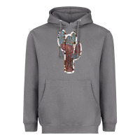 Storm Cowhide Old Cactus Heavyweight Hoodie - RanaPortraitStore
