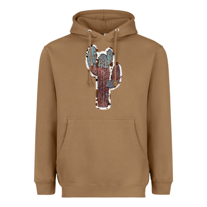 Cowhide Old Cactus Heavyweight Hoodie by RanaPortraitStore | Teevron
