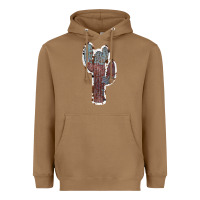 Toasted Coconut Cowhide Old Cactus Heavyweight Hoodie - RanaPortraitStore