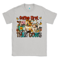 Moon Dust Coffee First Then Cows Classic Tee - FaDigitalArtStudio